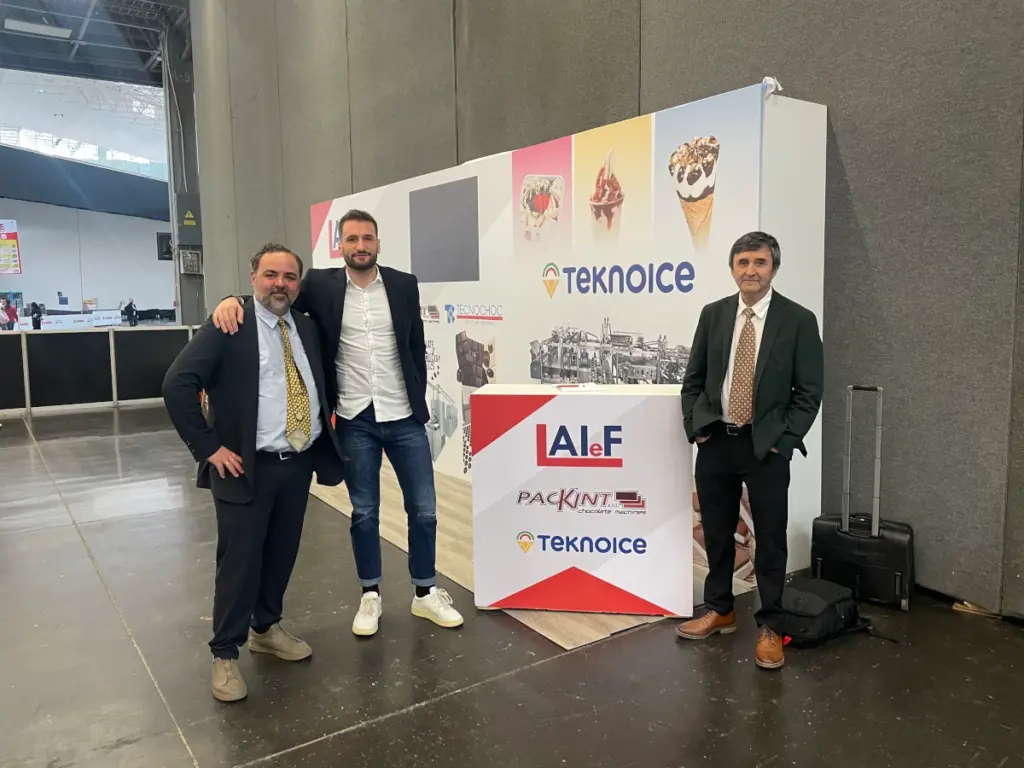 L'équipe à la Feria Internacional del Helado, Mexique: LAIeF toujours présent sur le marché mondial de la glace industrielle